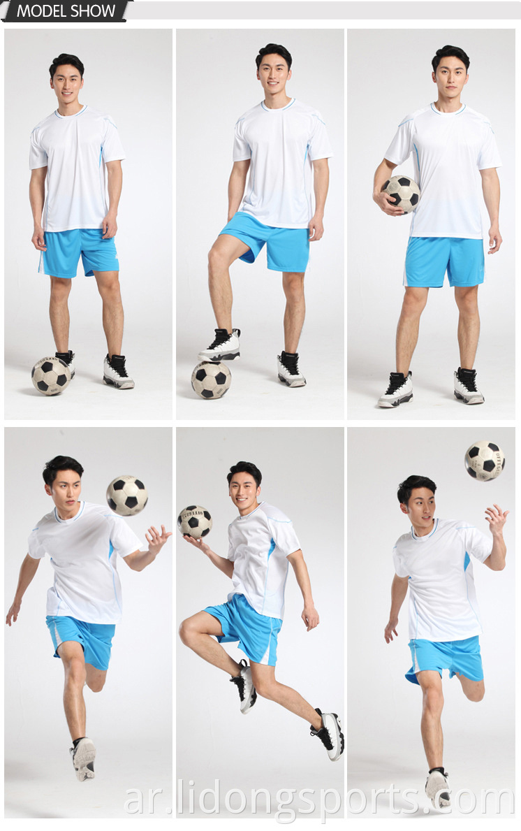 Lidong Custom Kids Sublimation Team Soccer Wear ، Men Flugh Comple Soccer Usifor